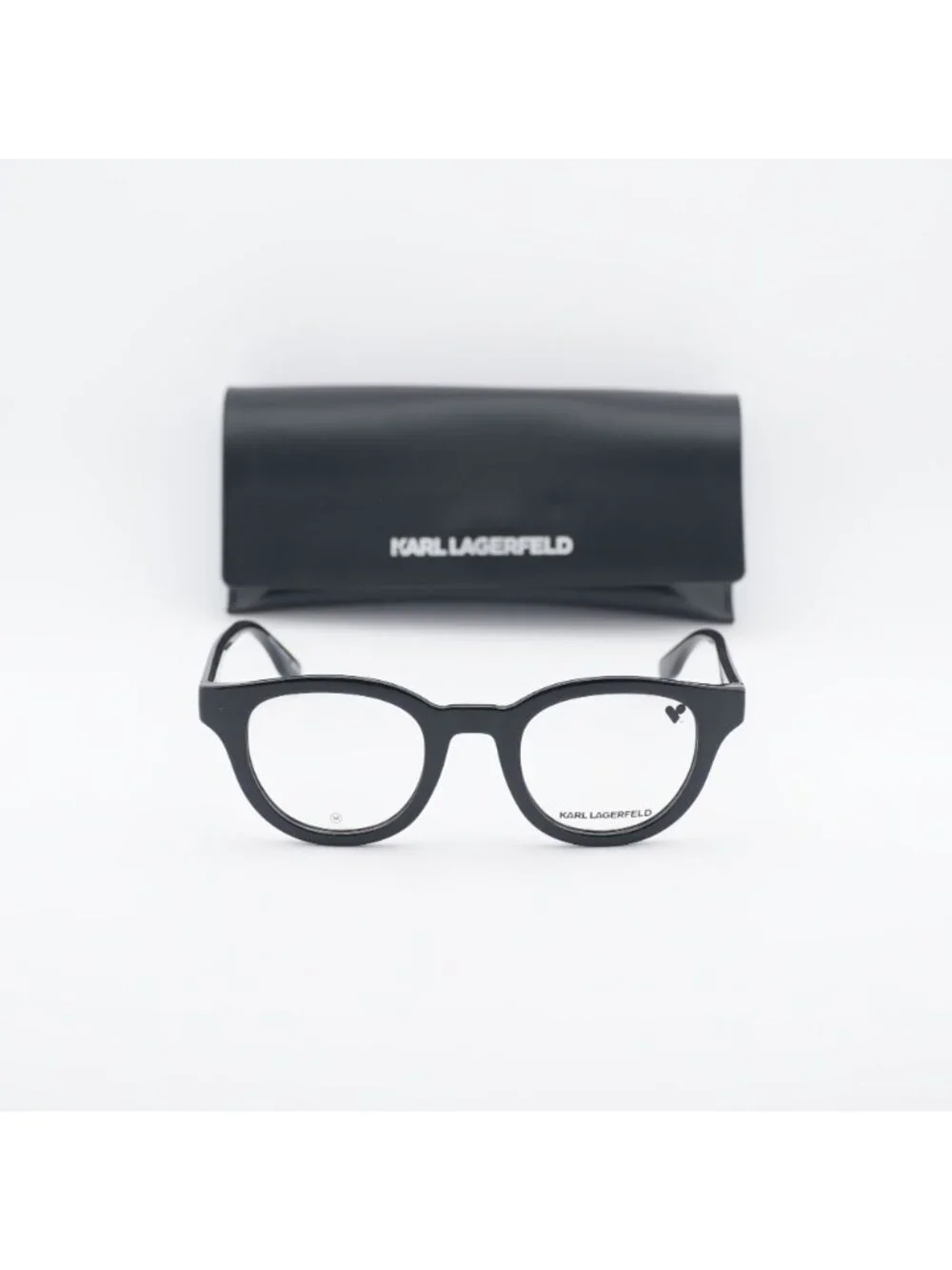 Karl Lagerfeld KL6177 001 Round 47mm Eyeglasses - Black